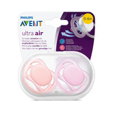 Avent Soother Silicone Free Flow Twin 0-6m